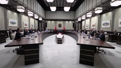 Kabine Toplantısı, Cumhurbaşkanı Recep Tayyip Erdoğan'ın başkanlığında Beştepe'de...