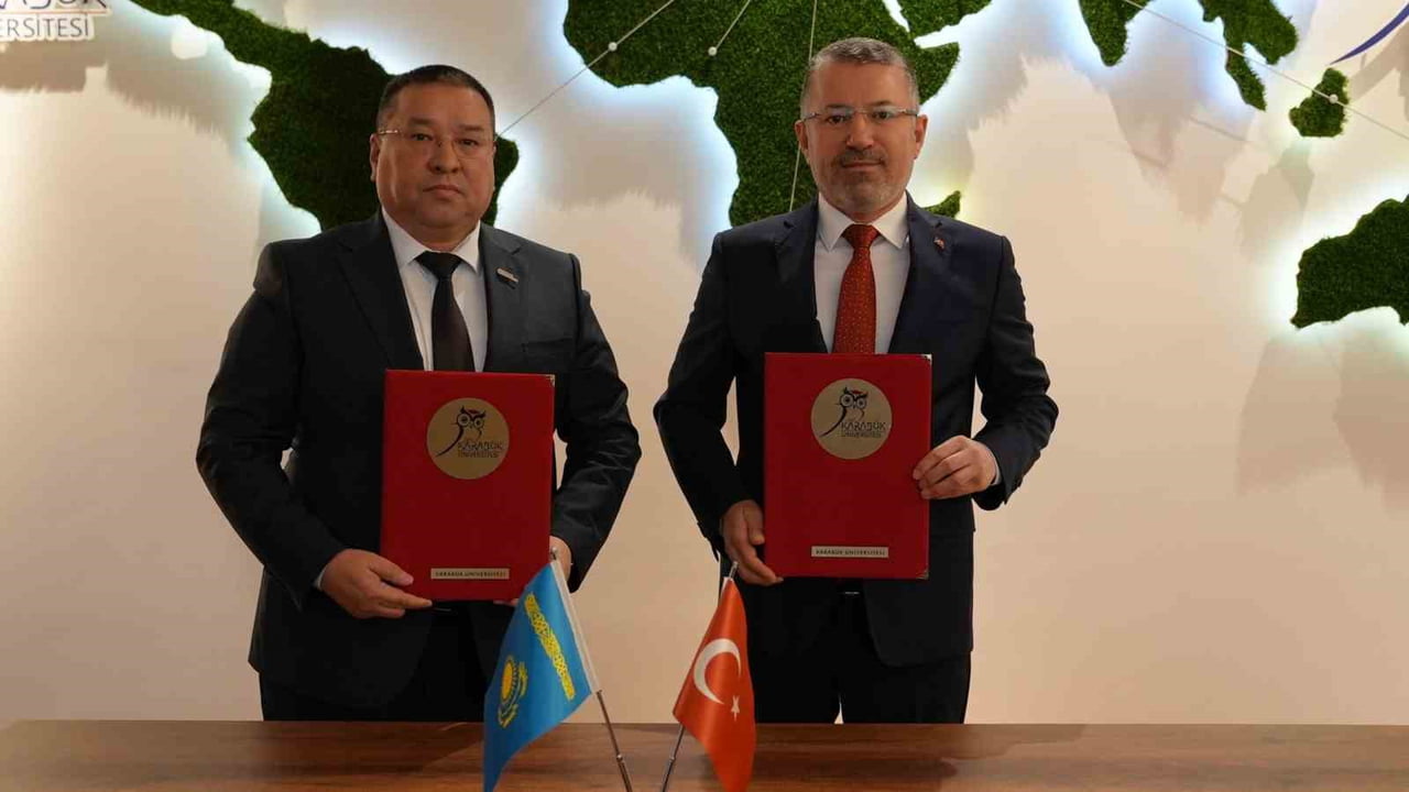 KARABÜK ÜNİVERSİTESİ (KBÜ) İLE KAZAKİSTAN KH. DOSMUKHAMEDOV ATYRAU ÜNİVERSİTESİ ARASINDA...