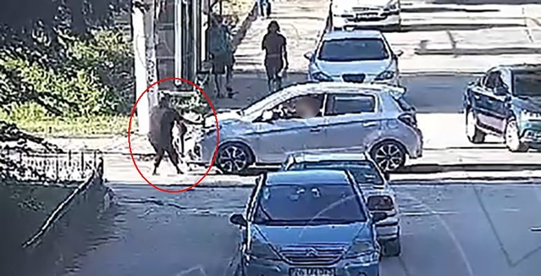 KAZA ANINA AİT GÜVENLİK KAMERASI GÖRÜNTÜLERİ ORTAYA ÇIKTI.