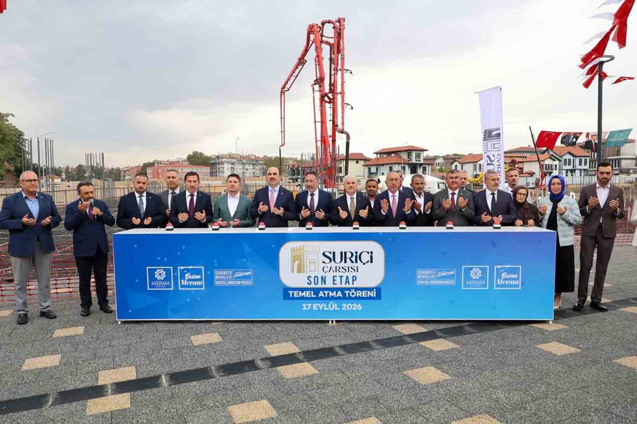 KONYA'NIN KALBİNDE SÜRDÜRÜLEN SURİÇİ KENTSEL DÖNÜŞÜM PROJESİ'NDE ÜÇÜNCÜ VE SON ETABIN TEMELİ...