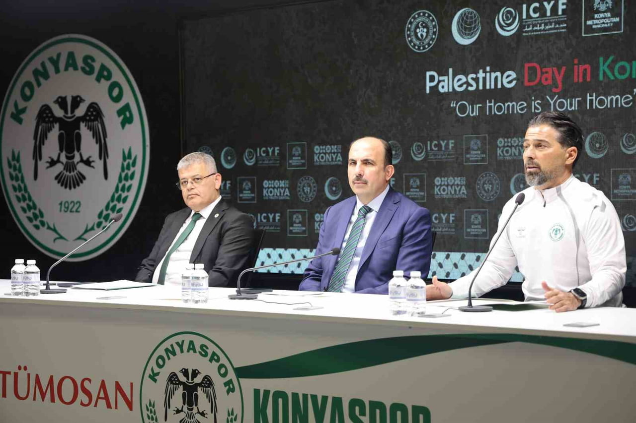 KONYA’DA, KONYASPOR İLE FİLİSTİN MİLLİ TAKIMI ARASINDA 30 EYLÜL’DE OYNANACAK DOSTLUK MAÇI VE MAÇ...
