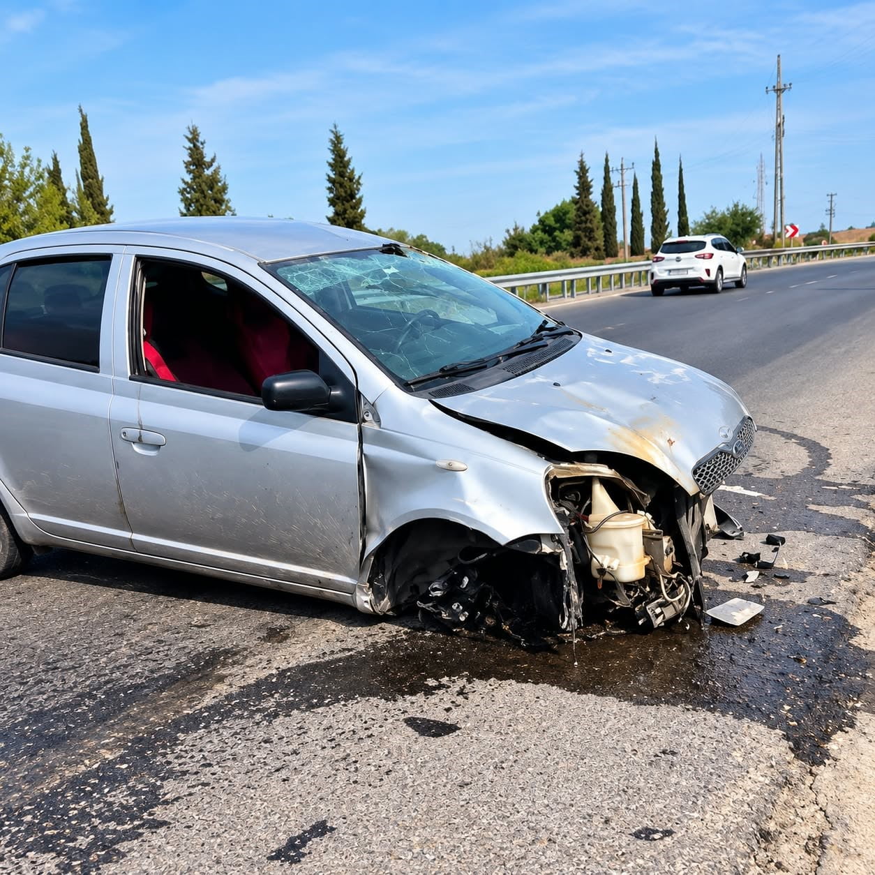 KUŞADASI-SÖKE KARAYOLUNUN GRANTA MEVKİİNDE MEYDANA GELEN TRAFİK KAZASINDA 3 KİŞİ YARALANDI.