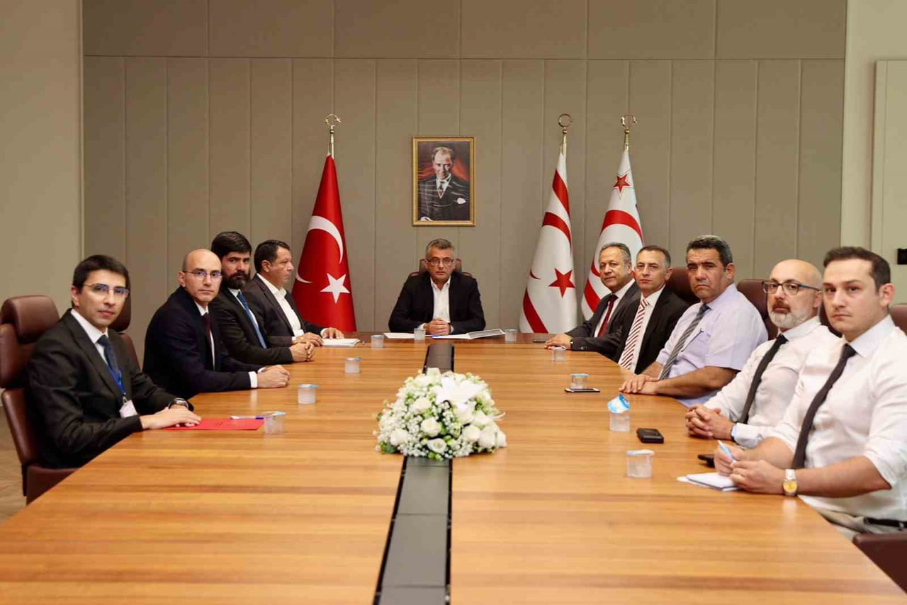 KUZEY KIBRIS TÜRK CUMHURİYETİ (KKTC) CUMHURBAŞKANI TUFAN ERHÜRMAN, GİRNE AÇIKLARINDA MEYDANA GELEN...
