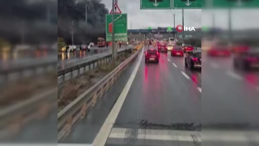 Kuzey Marmara Otoyolu'nda seyir halindeki otobüs bilinemeyen bir nedenle yanmaya başladı. Kısa...