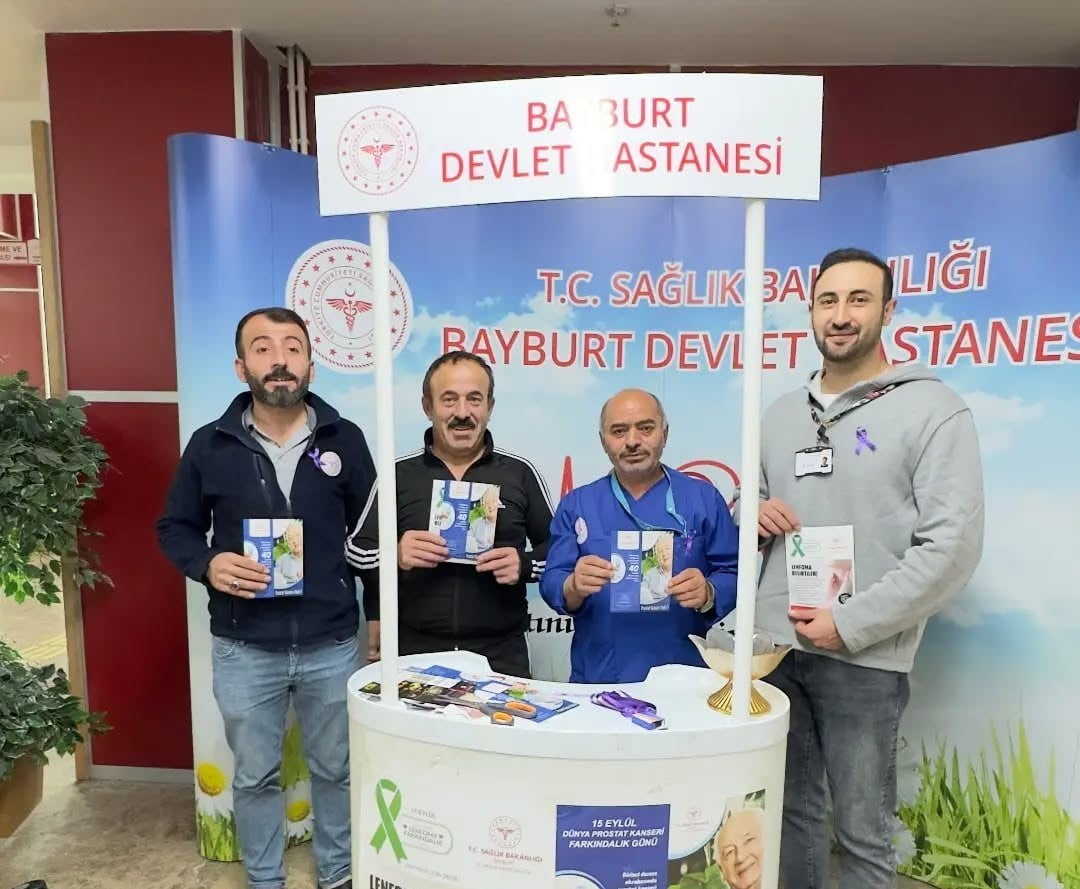 LENFOMA VE PROSTAT KANSERİNE İLİŞKİN VATANDAŞLARA BİLGİLENDİRME YAPILDI