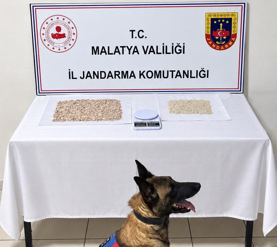 MALATYA’DA 1 KİLO 80 GRAM METAMFETAMİN ELE GEÇİRİLDİ
