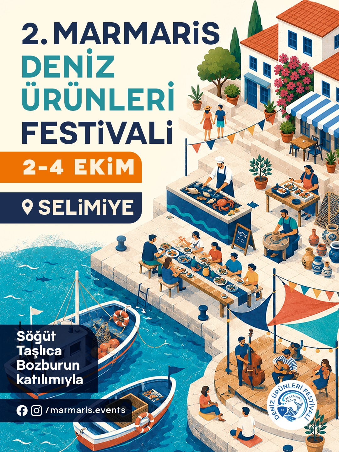 MARMARİS’TE 2-4 EKİM TARİHLERİNDE DÜZENLENECEK DENİZ ÜRÜNLERİ FESTİVALİ, TÜRKİYE’NİN YANI SIRA...