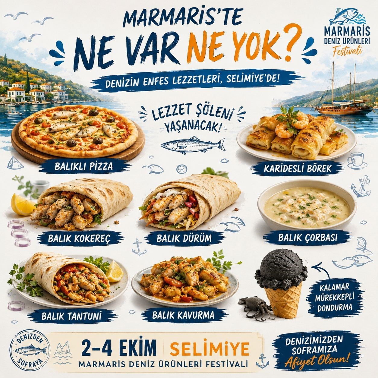MARMARİS’TEKİ FESTİVALDE LEZZET ŞÖLENİ YAŞANACAK