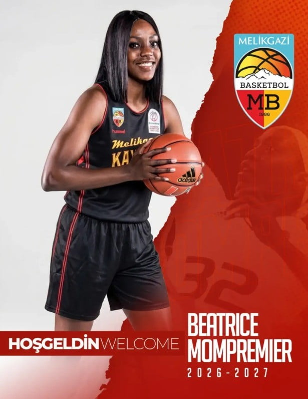 MELİKGAZİ KAYSERİ BASKETBOL, AMERİKALI OYUNCU BEATRİCE MOMPREMİER’İ KADROSUNA KATTI.
