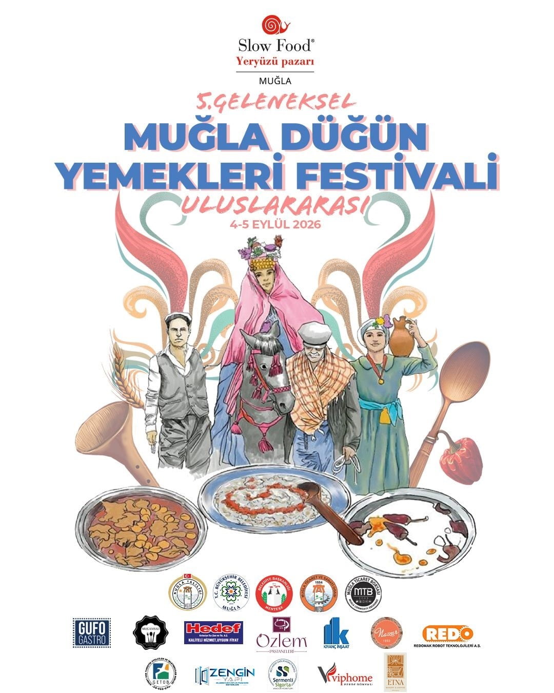 MENTEŞE, 5. ULUSLARARASI DÜĞÜN YEMEKLERİ FESTİVALİ’NE EV SAHİPLİĞİ YAPACAK
