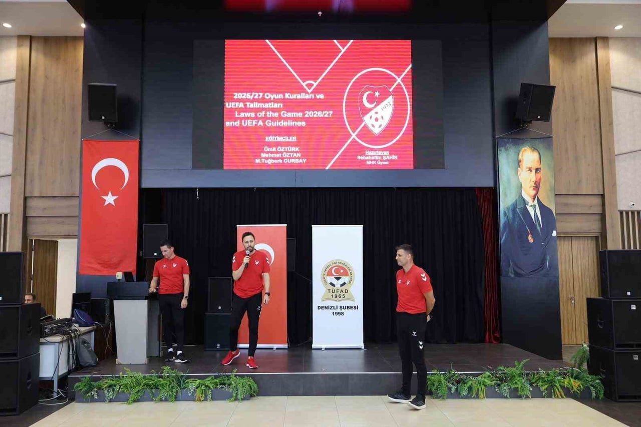 MERKEZEFENDİ BELEDİYESİ İLE TÜRKİYE FUTBOL ANTRENÖRLERİ DERNEĞİ (TÜFAD) DENİZLİ ŞUBESİ İŞ...