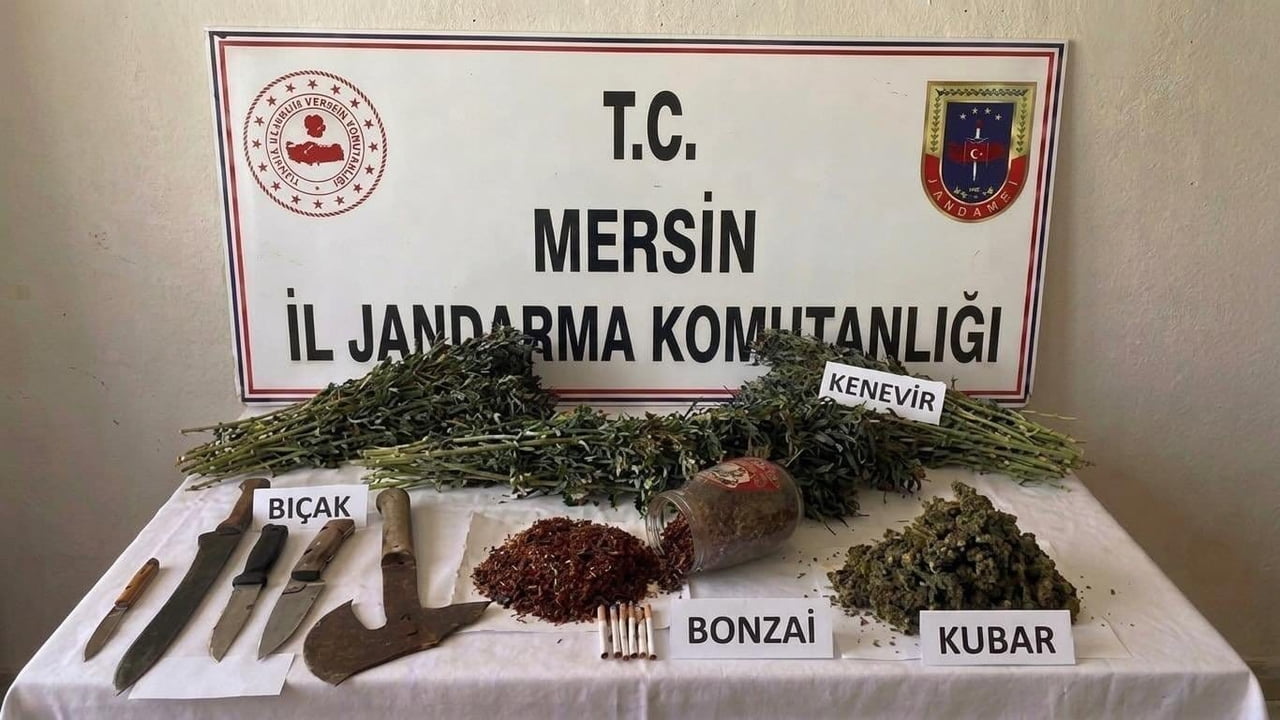 MERSİN'DE JANDARMA EKİPLERİNİN UYUŞTURUCU MADDE TİCARETİ VE YASA DIŞI KENEVİR EKİMİNE YÖNELİK...