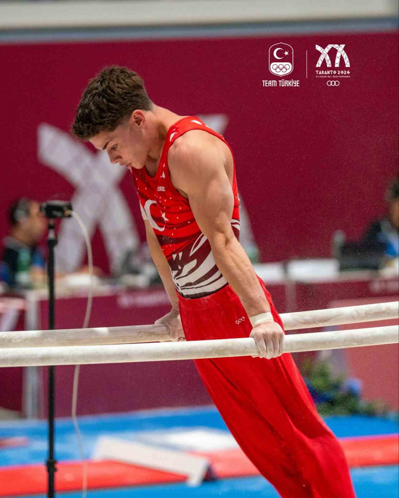 MİLLİ SPORCU ALTAN DOĞAN, 20. AKDENİZ OYUNLARI'NDA ARTİSTİK CİMNASTİK ERKEKLER PARALEL ALETİ...