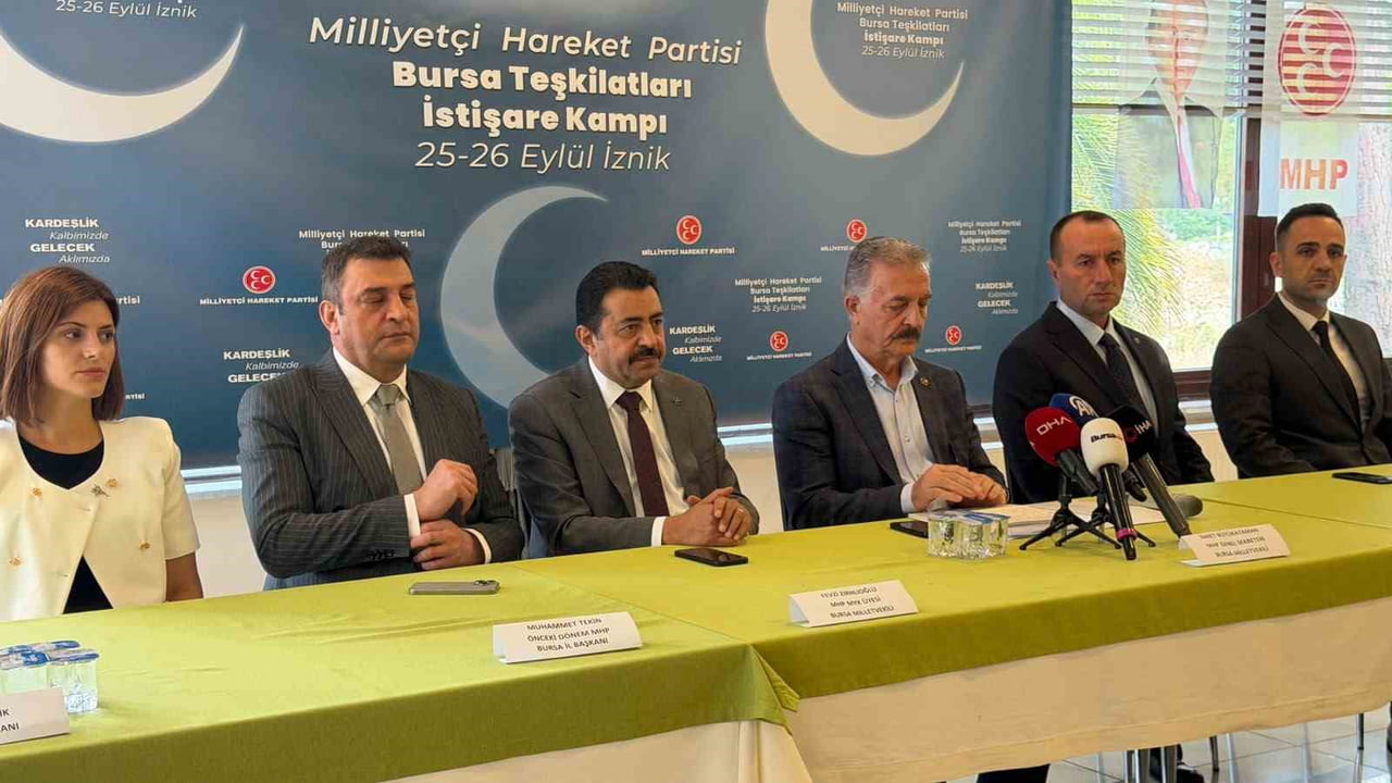 MİLLİYETÇİ HAREKET PARTİSİ (MHP) BURSA TEŞKİLATLARI TARAFINDAN DÜZENLENEN İSTİŞARE KAMPI BURSA'NIN...