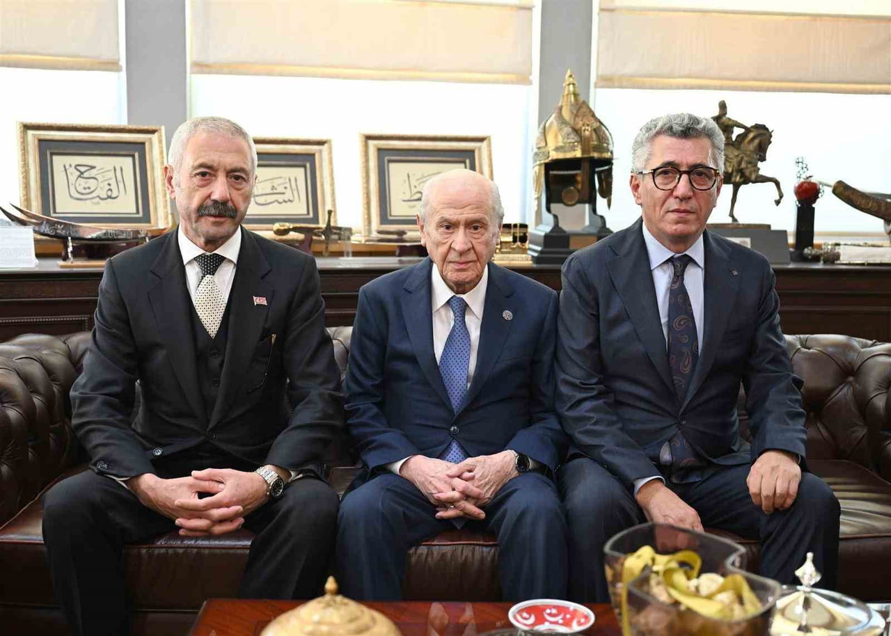 MİLLİYETÇİ HAREKET PARTİSİ (MHP) GENEL BAŞKANI DEVLET BAHÇELİ, SARALLAR VE ŞAHİNLER AİLELERİNİ...