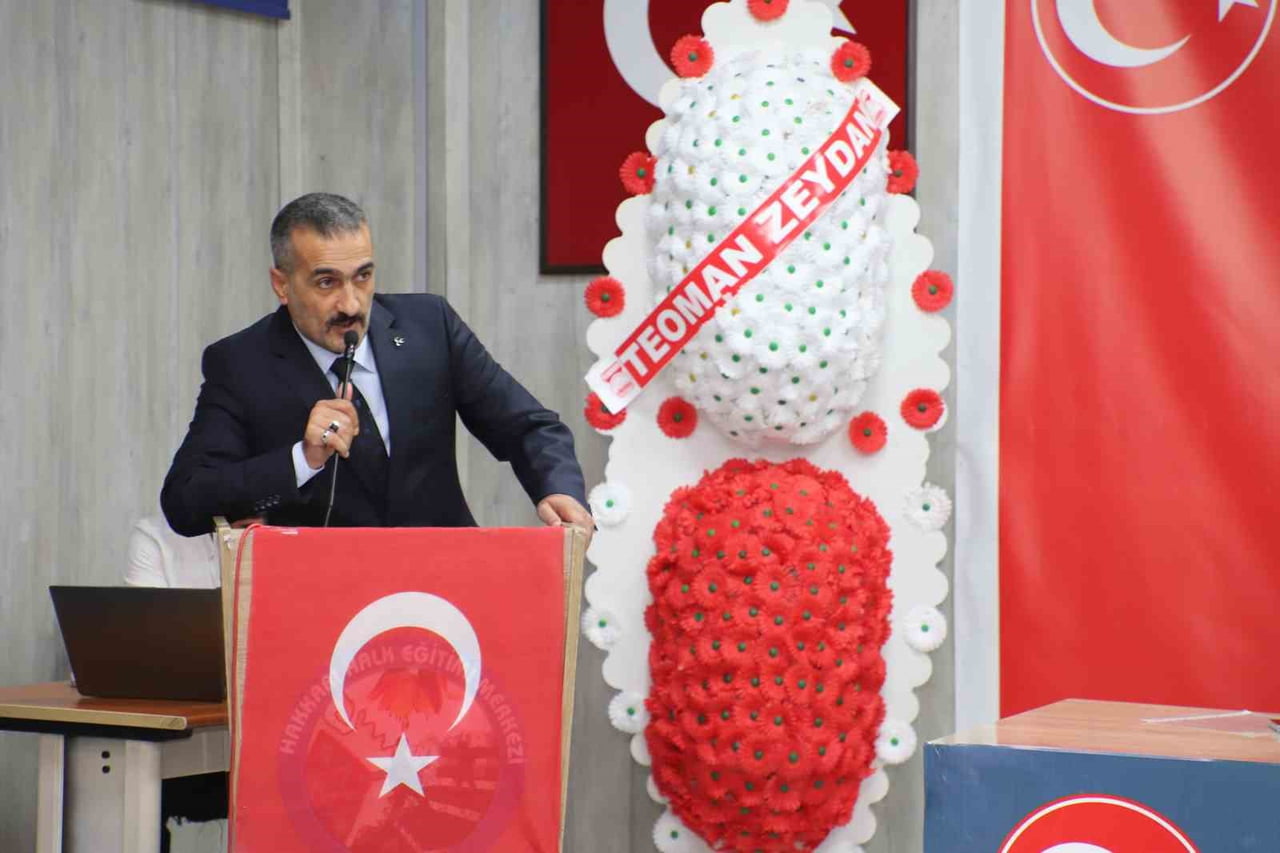 MİLLİYETÇİ HAREKET PARTİSİ (MHP) HAKKARİ İL BAŞKANLIĞI KONGRESİNDE MEVCUT BAŞKAN FATİH ÖZTEPE...