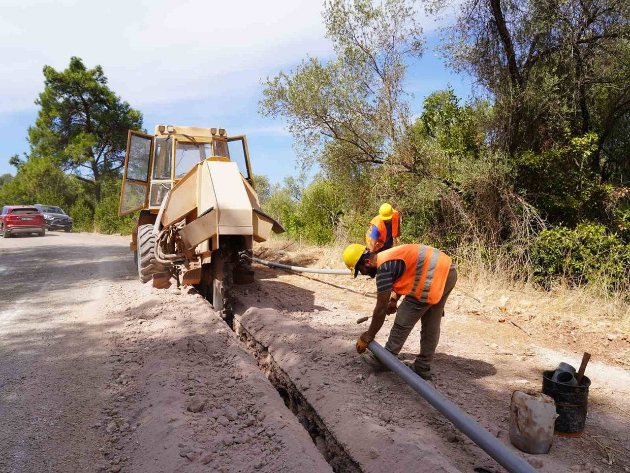 MUSKİ GENEL MÜDÜRLÜĞÜ, MARMARİS ÇAMLI MAHALLESİNDE EKONOMİK ÖMRÜNÜ TAMAMLAYAN YAKLAŞIK 30 YILLIK...