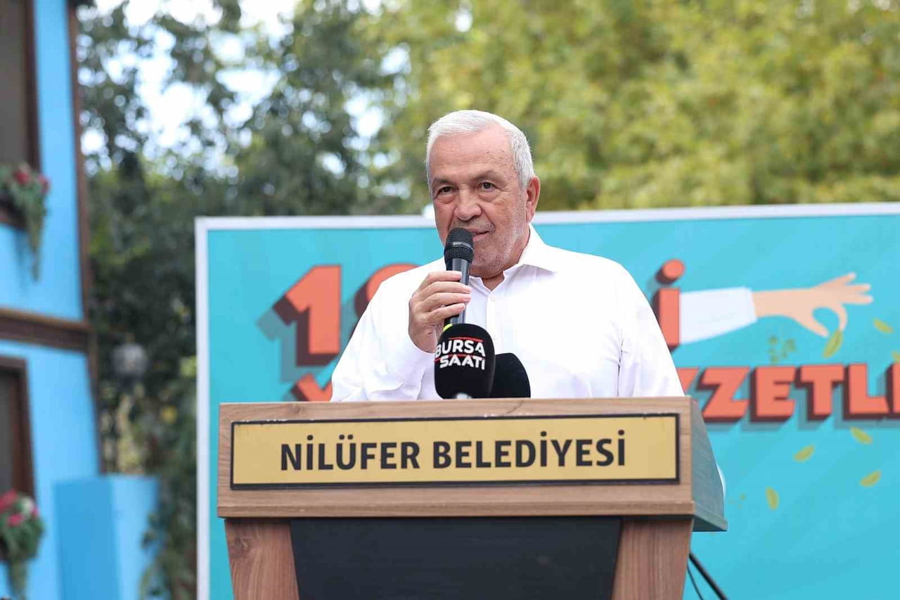 NİLÜFER BELEDİYE BAŞKANI ŞADİ ÖZDEMİR KONUŞMA YAPTI