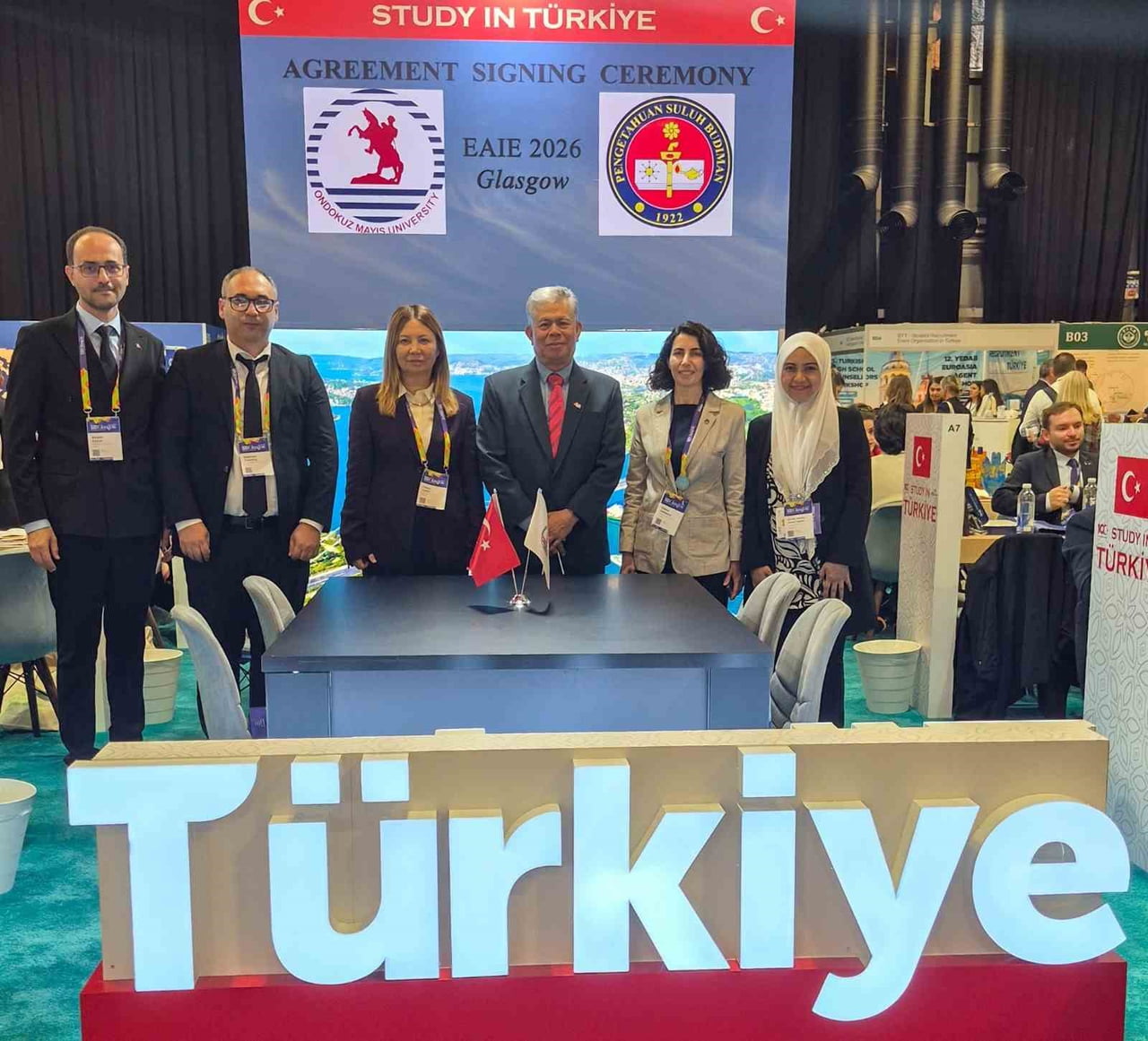ONDOKUZ MAYIS ÜNİVERSİTESİ (OMÜ), İSKOÇYA’NIN GLASGOW KENTİNDE DÜZENLENEN 36. AVRUPA ULUSLARARASI...