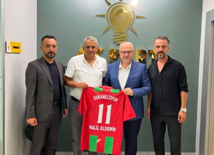OSMANELİSPOR'DAN MİLLETVEKİLİ ELDEMİR'E ZİYAFET