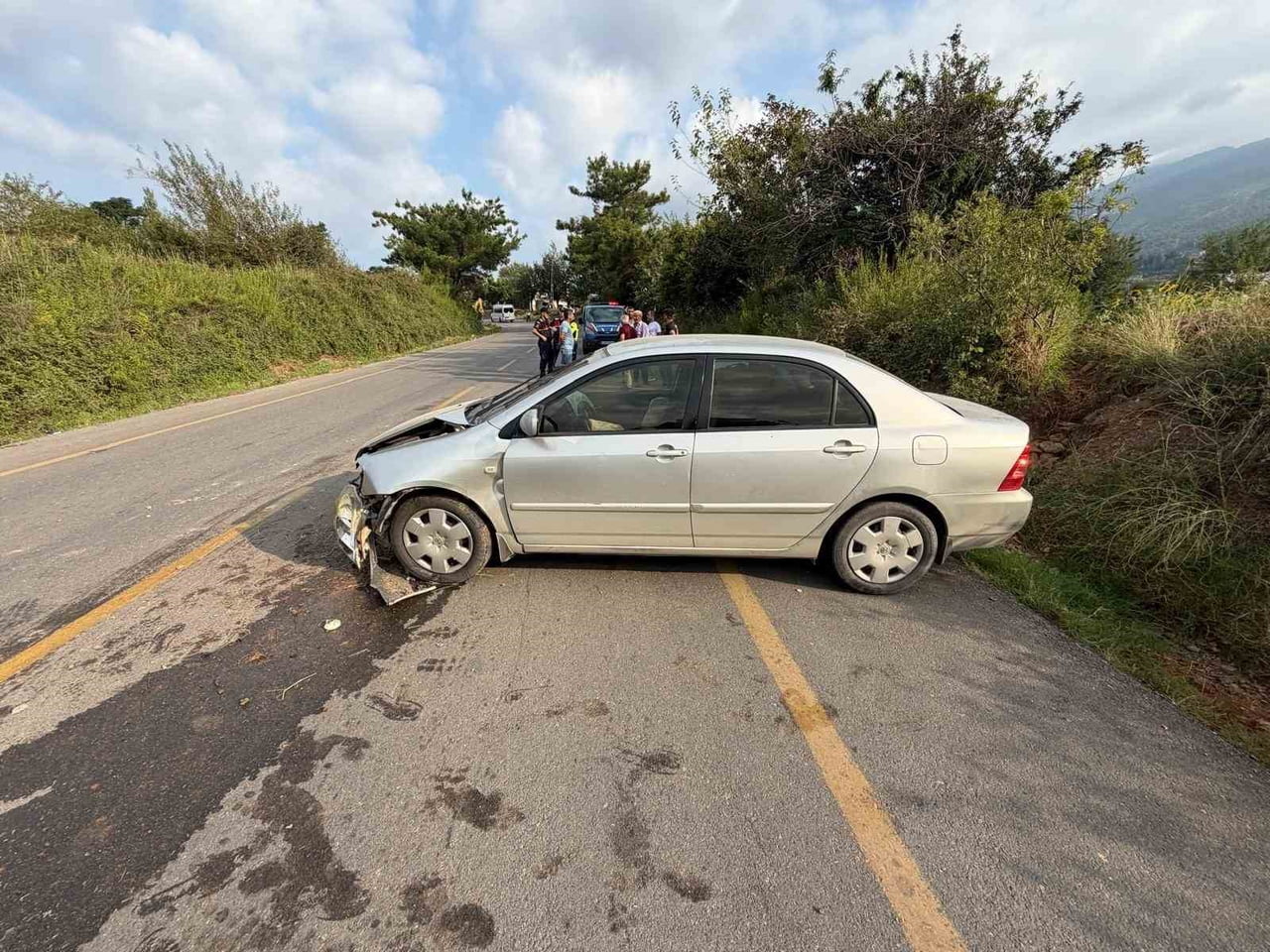 OSMANİYE'NİN DÜZİÇİ İLÇESİNDE VİRAJDA TAKLA ATAN OTOMOBİLDE SÜRÜCÜ YARALANDI.