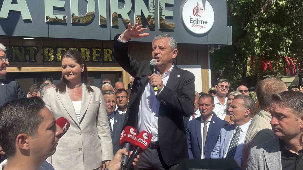 ÖZGÜR ÖZEL, EDİRNE'DE YAPTIĞI KONUŞMADA YENİ PARTİ'NİN İKTİDARA GELMESİ HALİNDE HAYATA GEÇİRİLECEK...