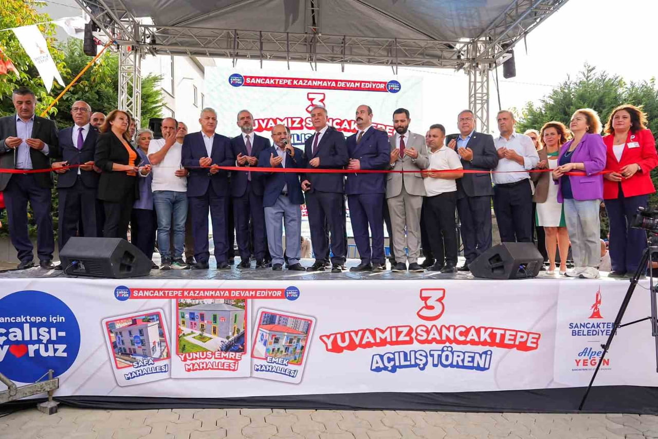 "YUVAMIZ SANCAKTEPE" ÇOCUK GELİŞİM MERKEZLERİ DÜZENLENEN TÖRENLE HİZMETE AÇILDI.
