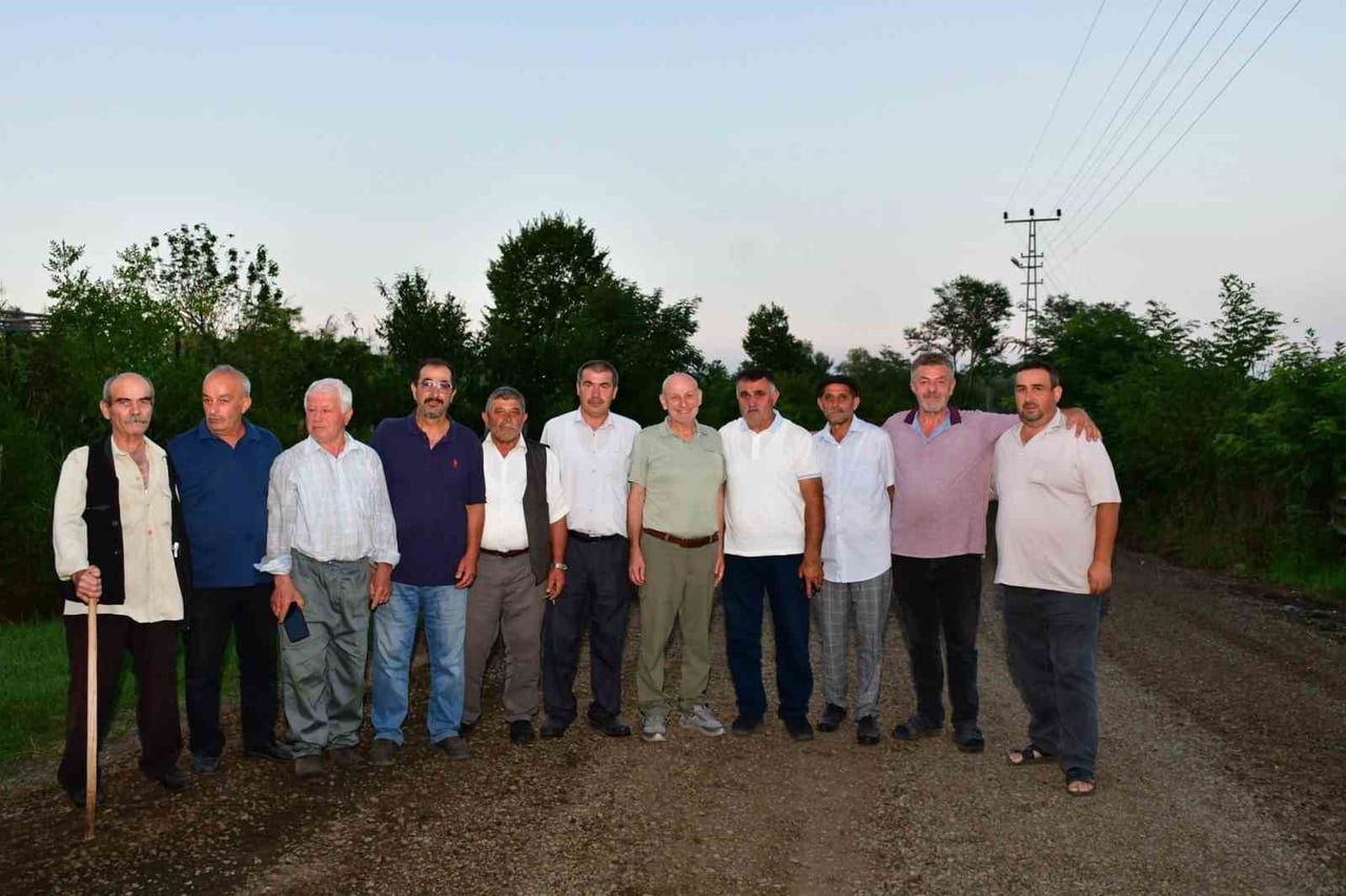 SAMSUN'UN TERME İLÇE BELEDİYESİ, KIRSAL MAHALLELERDE YOL ÇALIŞMALARINI SÜRDÜRÜYOR. BAZLAMAÇ...