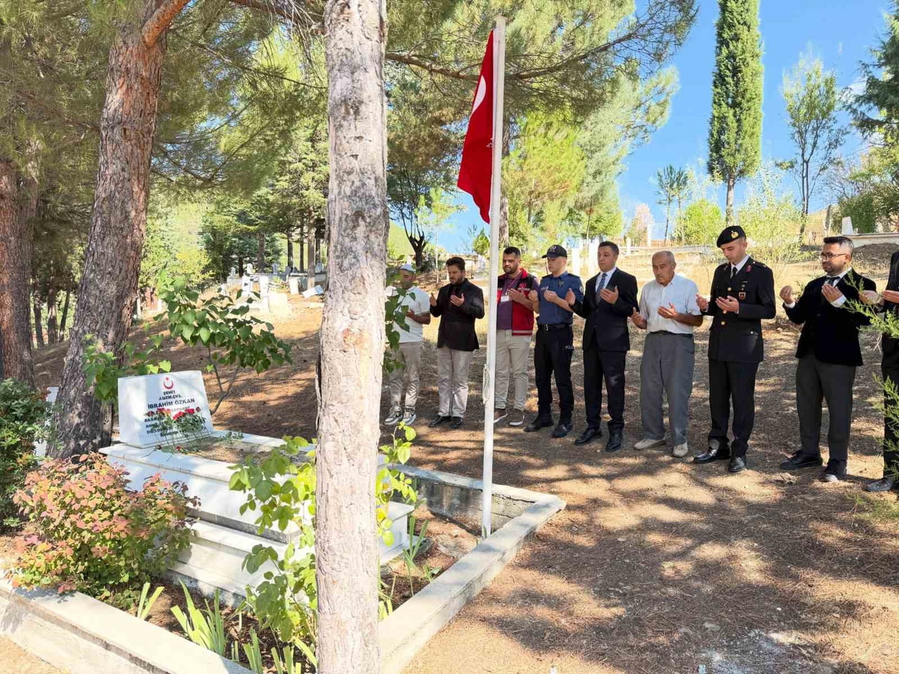 ŞAPHANE’DE ŞEHİT İBRAHİM ÖZKAN, ŞEHADET YIL DÖNÜMÜNDE ANILDI