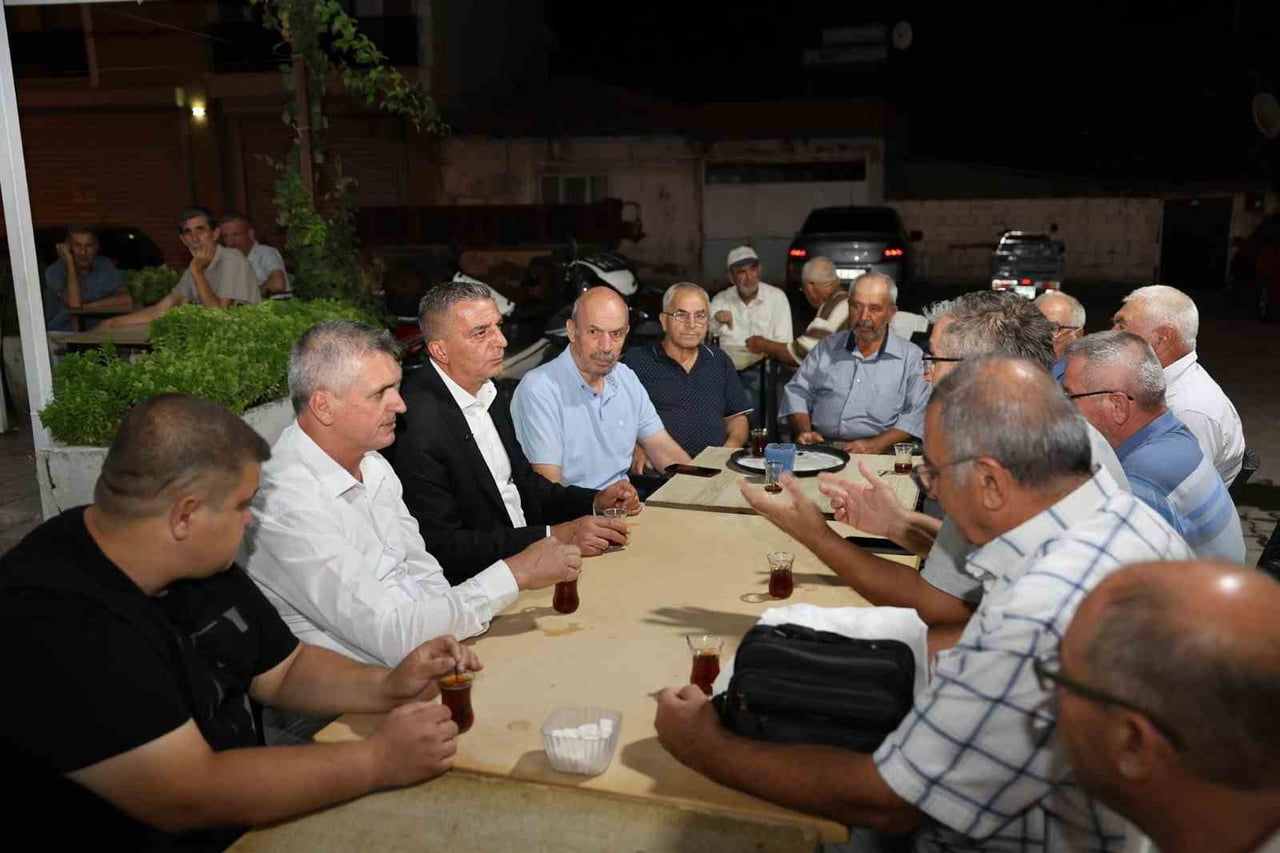 ŞEHZADELER BELEDİYE BAŞKANI HAKAN ŞİMŞEK, MAHALLE ZİYARETLERİ KAPSAMINDA AŞAĞIÇOBANİSA...