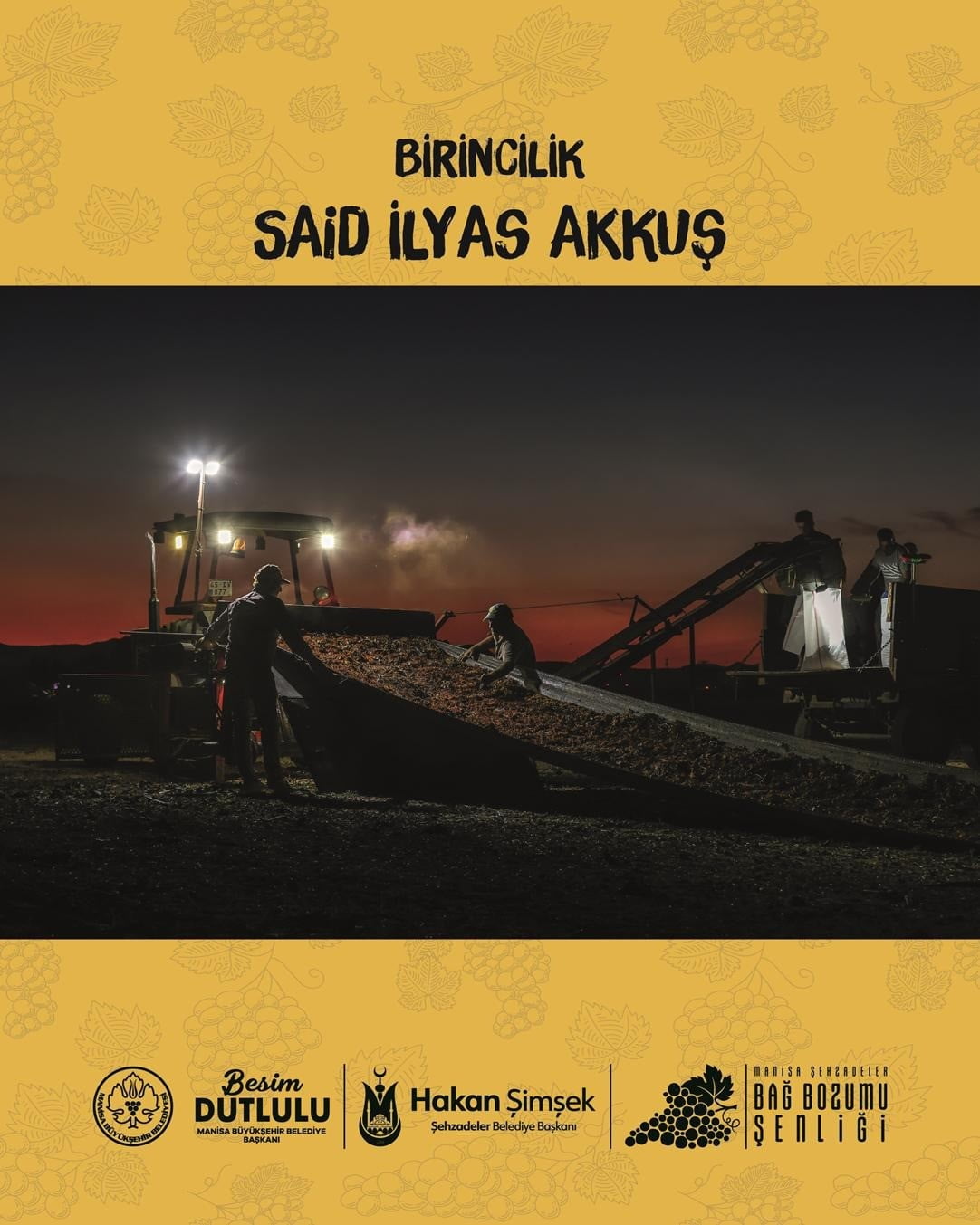 ŞEHZADELER BELEDİYESİ VE MANİSA BÜYÜKŞEHİR BELEDİYESİ İŞ BİRLİĞİYLE DÜZENLENEN BAĞ BOZUMU ŞENLİĞİ...