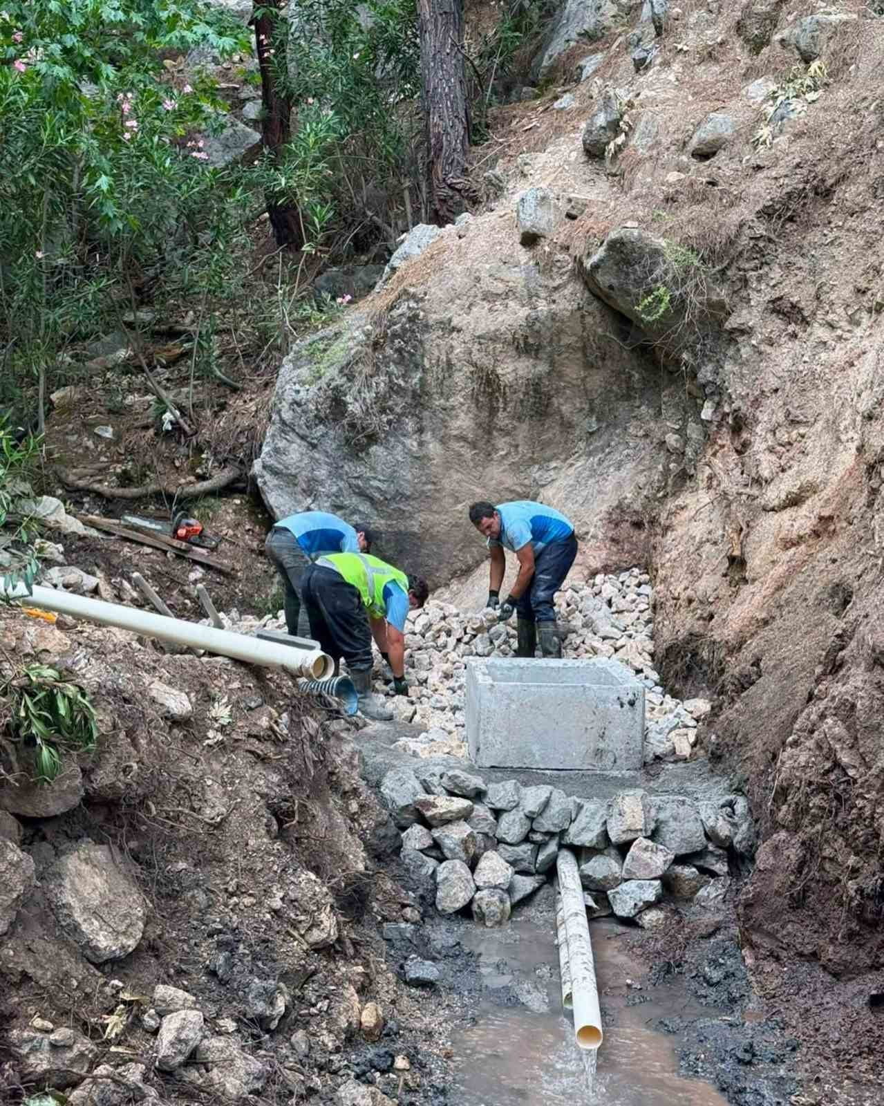 SEYDİKEMER’DE SU KAYNAKLARI YENİLENDİ
