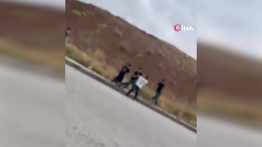 Sincan’da lise öğrencileri arasında kavga kamerada
