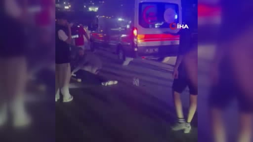 Sincan’da trafik kazası: Motosiklet sürücüsü yaralandı
