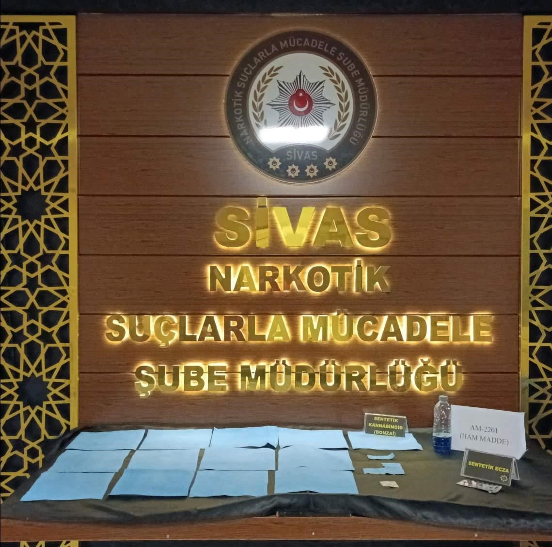 SİVAS’TA DÜZENLENEN OPERASYONDA 31 BİN 658 KULLANIMLIK SENTETİK KANNABİNOİD ELE GEÇİRİLDİ, 2...