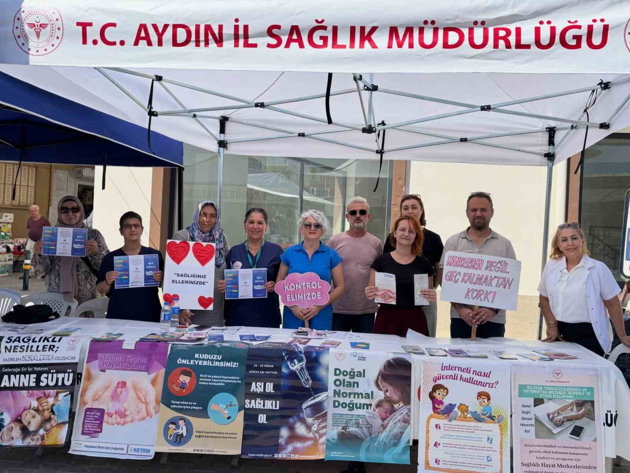 SÖKE İLÇE SAĞLIK MÜDÜRLÜĞÜ EKİPLERİ, 3-9 EYLÜL HALK SAĞLIĞI HAFTASI KAPSAMINDA ÇARŞAMBA PAZARI’NDA...