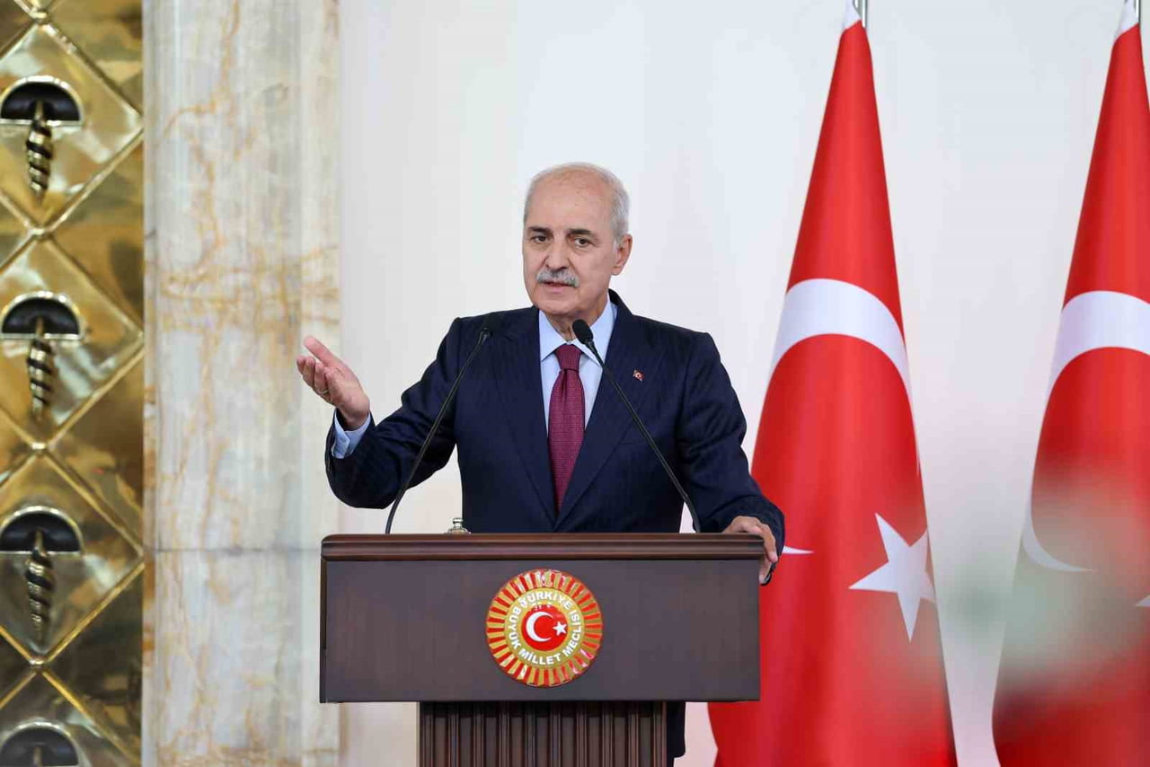 TBMM BAŞKANI NUMAN KURTULMUŞ, "TERÖRSÜZ TÜRKİYE YAKLAŞIMININ BÜTÜN BÖLGEYE ETKİ EDECEĞİNİ ÜMİT...