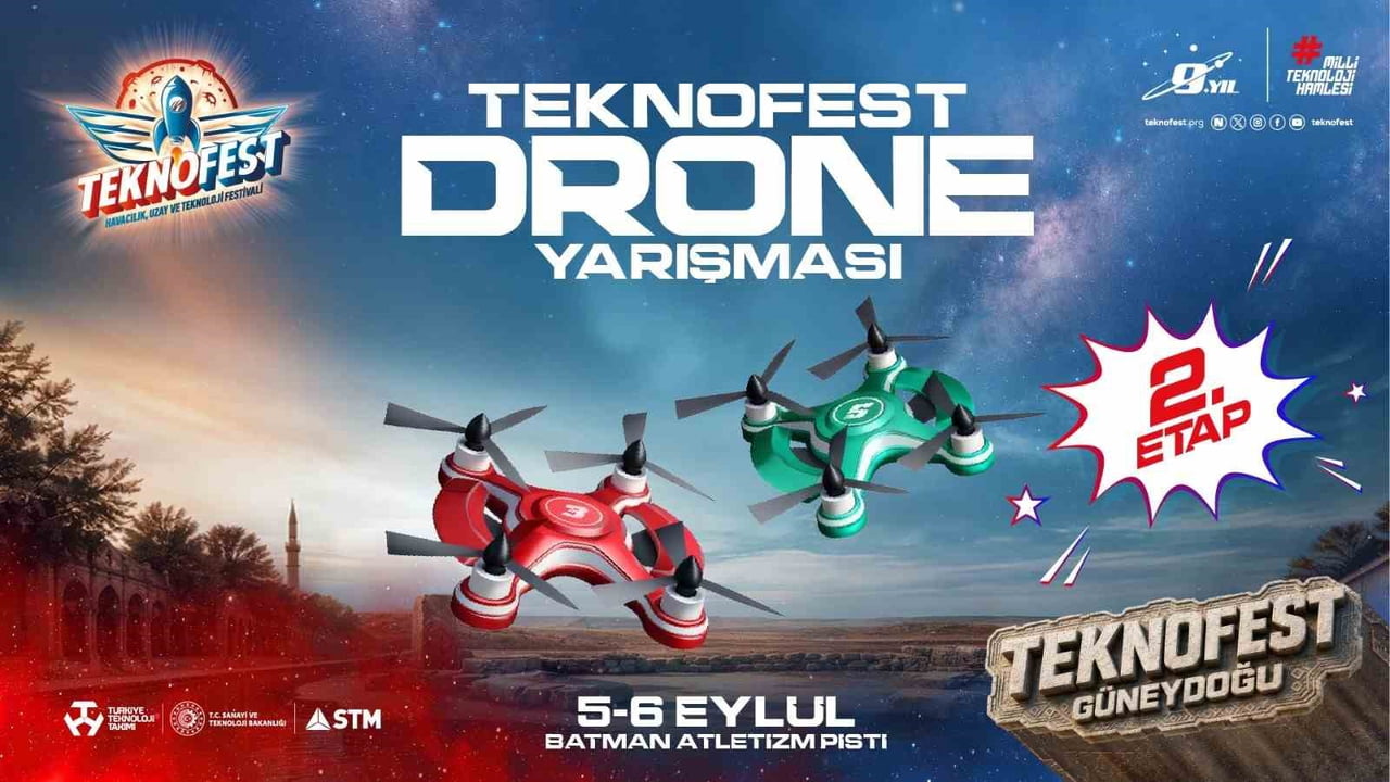 TEKNOFEST’TE HIZ VE REFLEKS YARIŞI: DRONE ŞAMPİYONASI BATMAN’A TAŞINIYOR