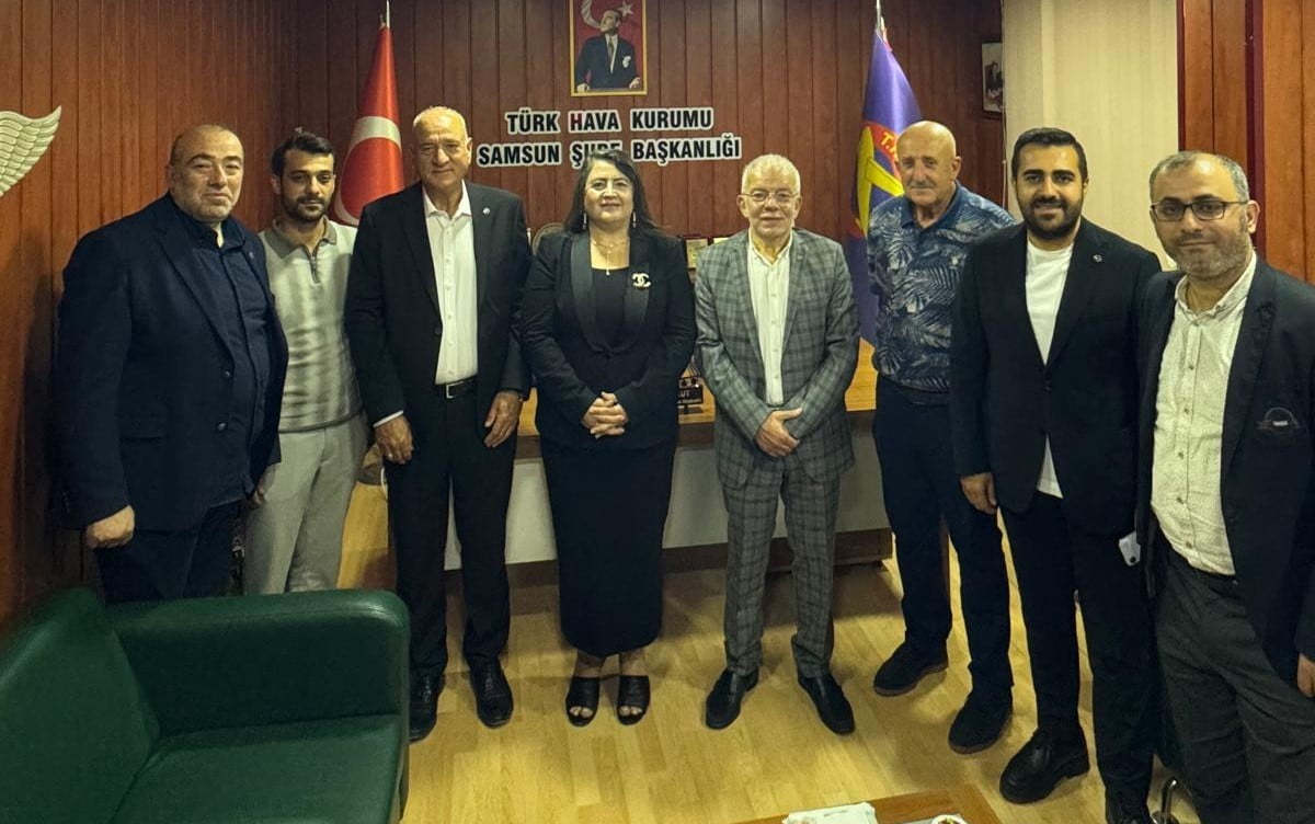 THK SAMSUN ŞUBE BAŞKANLIĞINDA YENİ YÖNETİM DÖNEMİNİN İLK YÖNETİM KURULU TOPLANTISI, ŞUBE BAŞKANI...
