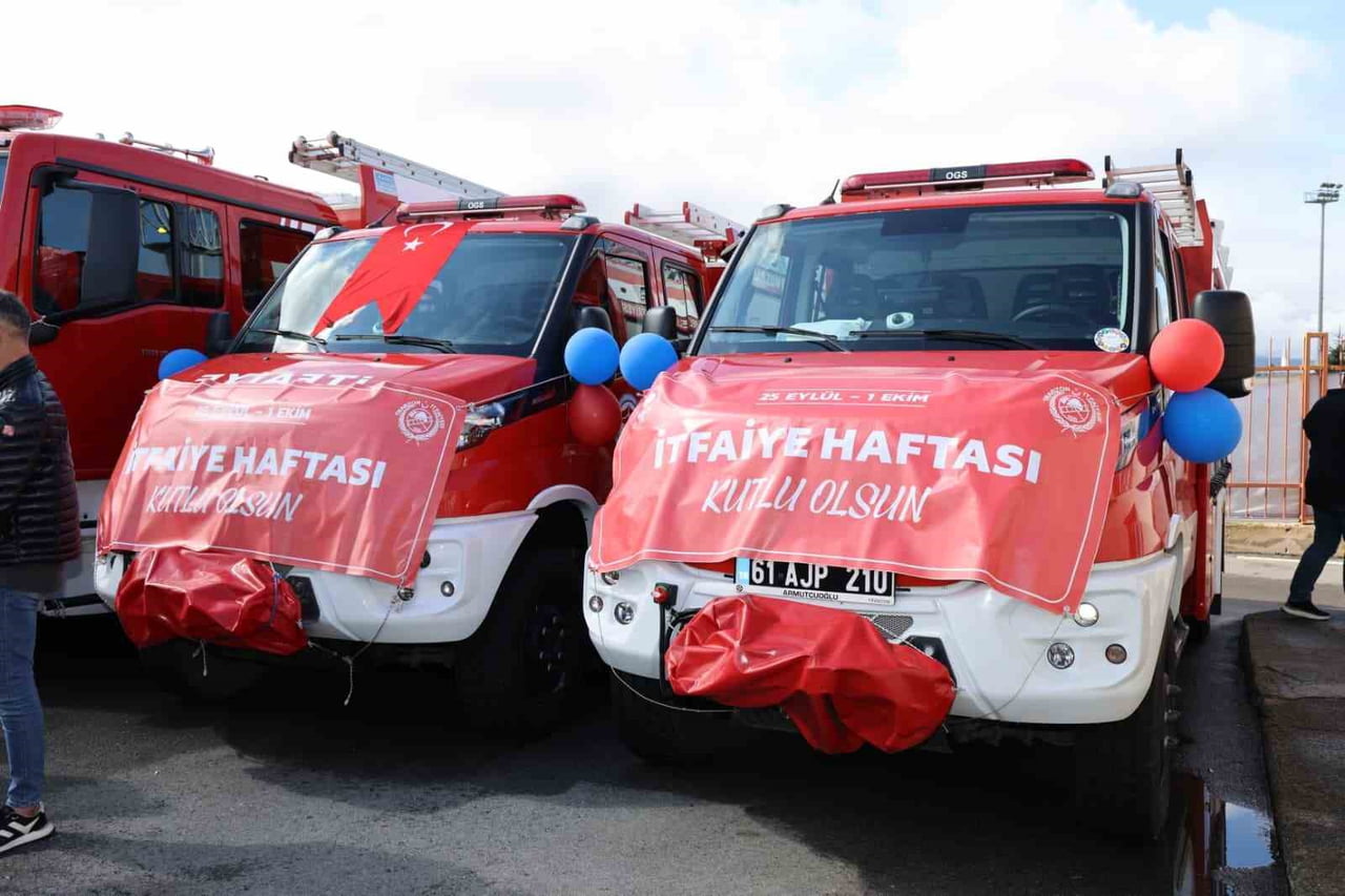 TRABZON BÜYÜKŞEHİR BELEDİYESİ, İTFAİYE FİLOSUNA TOPLAM 290 MİLYON 450 BİN TL YATIRIM BEDELİYLE 9...