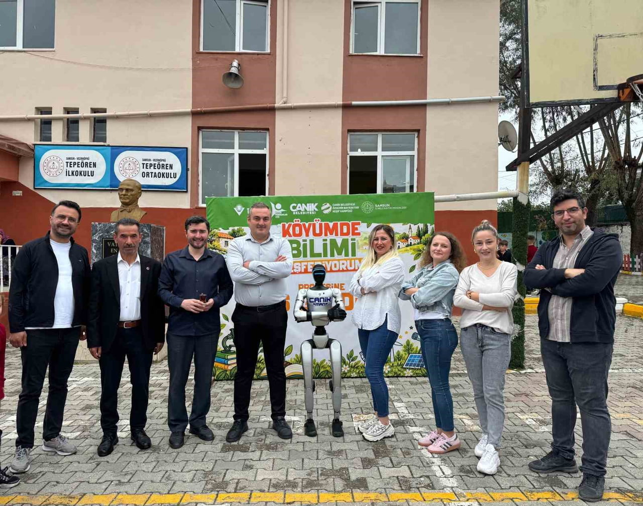 TÜBİTAK 4009 KÖY OKULLARINA DESTEK PROGRAMI KAPSAMINDA TEPEÖREN İLK VE ORTAOKULUNUN EV...