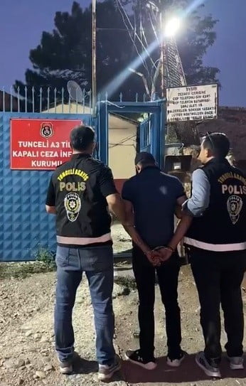 TUNCELİ’DE 14 YIL KESİNLEŞMİŞ HAPİS CEZASI BULUNAN ZANLI YAKALANDI