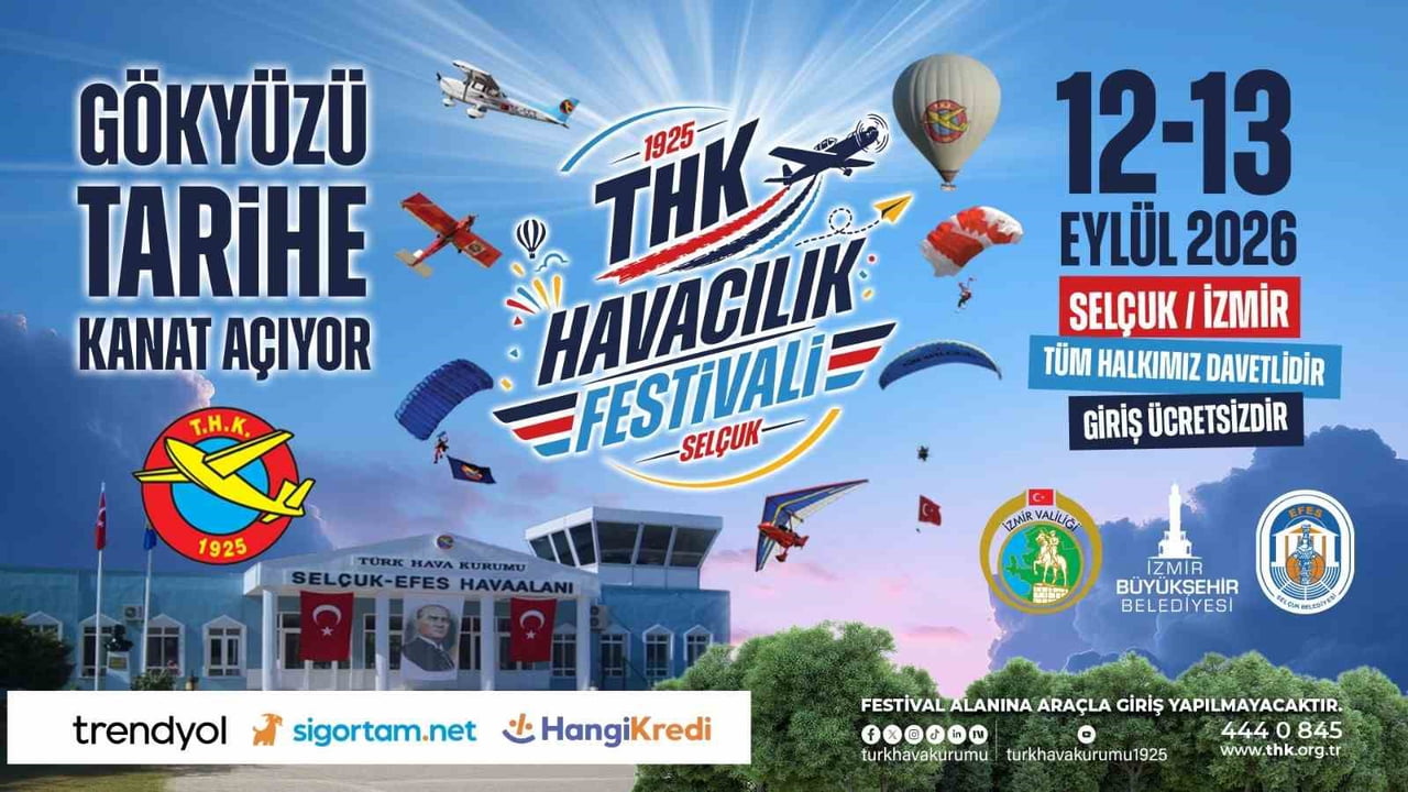 TÜRK HAVA KURUMU’NUN 101 YILLIK HAVACILIK MİRASI İZMİR SELÇUK’TA DÜZENLENECEK HAVACILIK FESTİVALİ...