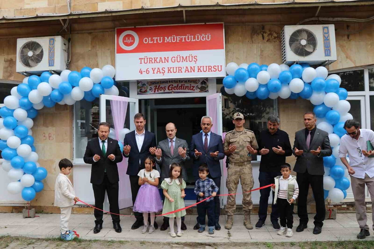TÜRKAN GÜMÜŞ 4-6 YAŞ KUR'AN KURSU DÜZENLENEN TÖRENLE HİZMETE AÇILDI.