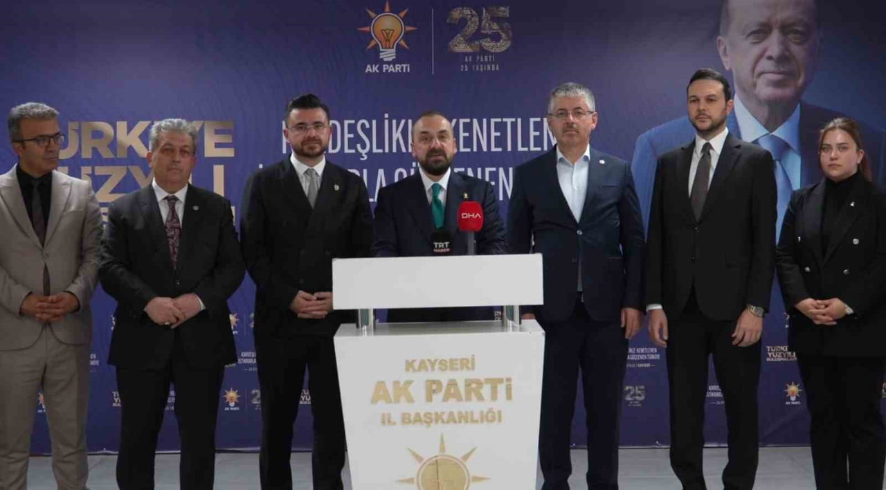 TÜRKİYE YÜZYILI BULUŞMALARI KAPSAMINDA KAYSERİ'YE GELEN AK PARTİ TANITIM VE MEDYA BAŞKANI FARUK...