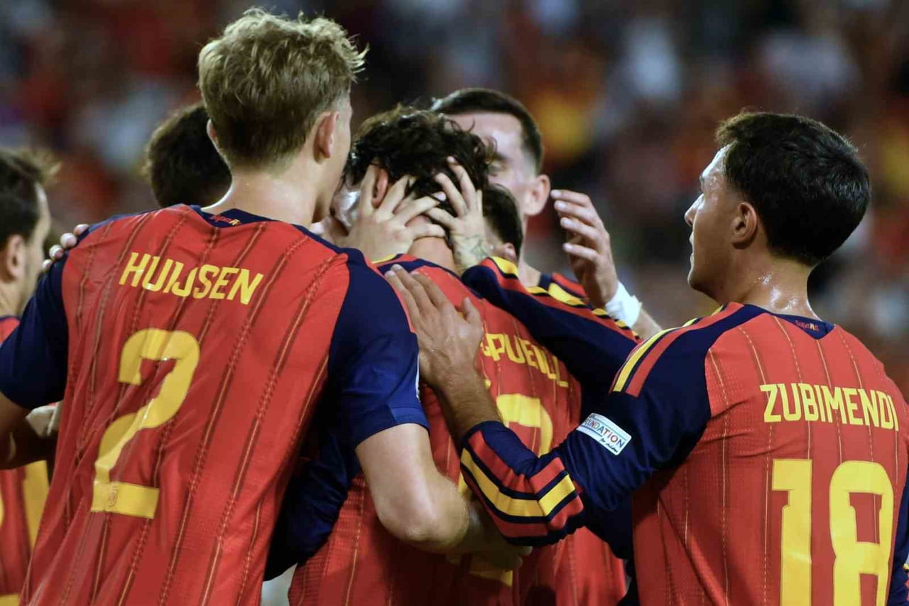 UEFA ULUSLAR A LİGİ 3. GRUP'TAKİ İKİNCİ MAÇINDA İSPANYA, KONUK ETTİĞİ HIRVATİSTAN'I 4-1 MAĞLUP...