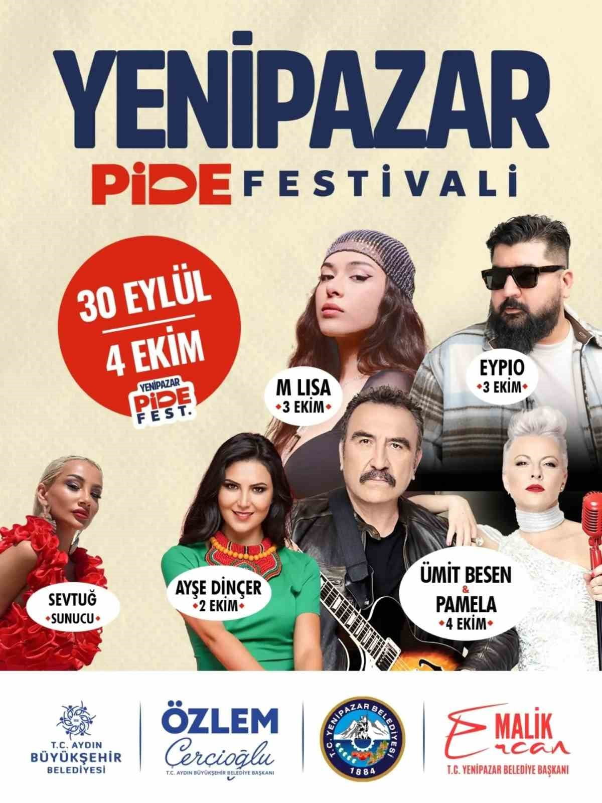 YENİPAZAR BELEDİYESİ TARAFINDAN DÜZENLENECEK OLAN YENİPAZAR PİDE FESTİVALİ, 30 EYLÜL-4 EKİM...