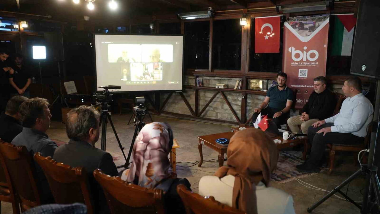 YÜKSEKÖĞRETİM KURULU (YÖK) ÖNCÜLÜĞÜNDE BAŞLATILAN BİLİM KAFE ETKİNLİKLERİ KAPSAMINDA KARABÜK...