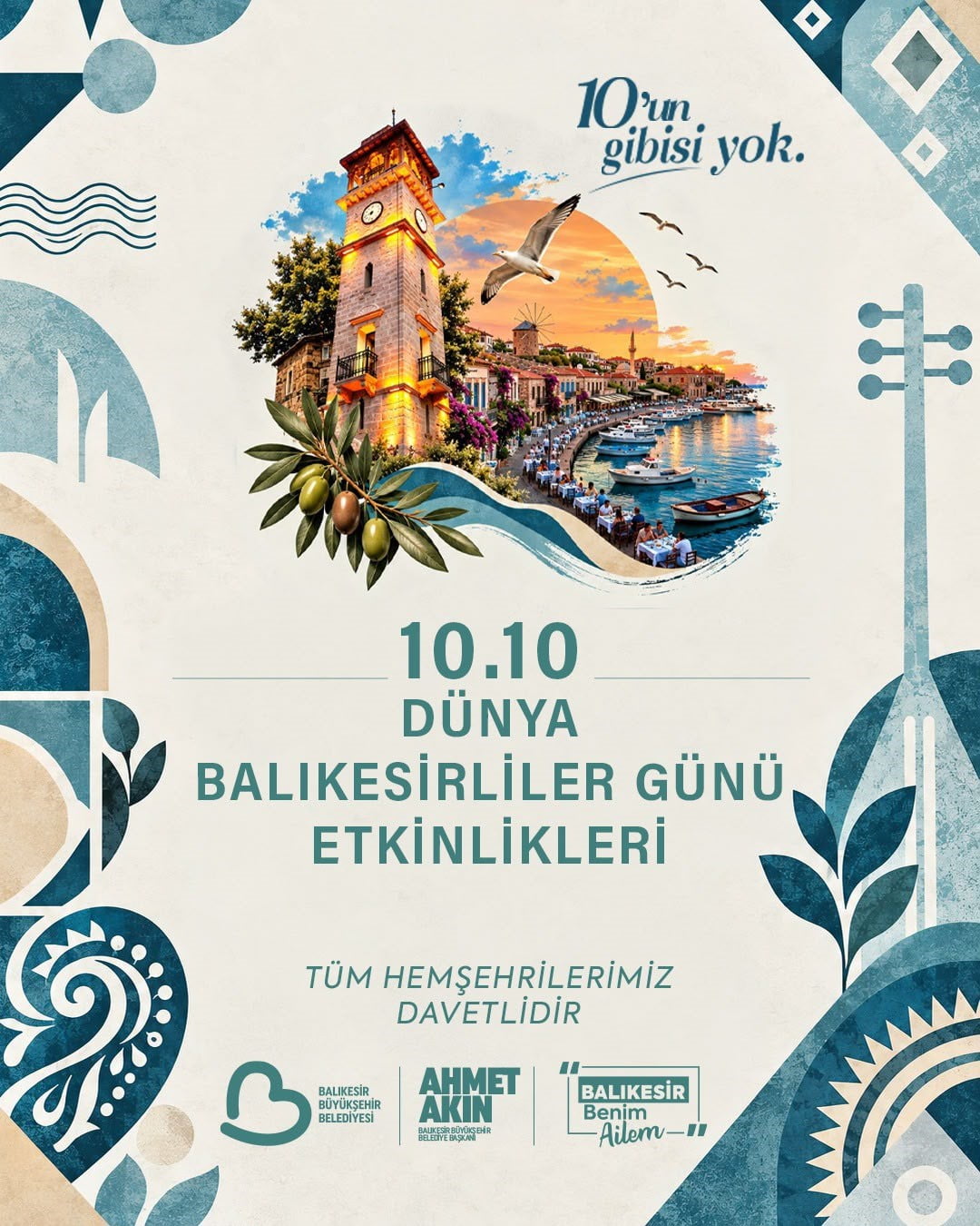 10.10 DÜNYA BALIKESİR GÜNÜ BU YIL DA COŞKUYLA KUTLANACAK