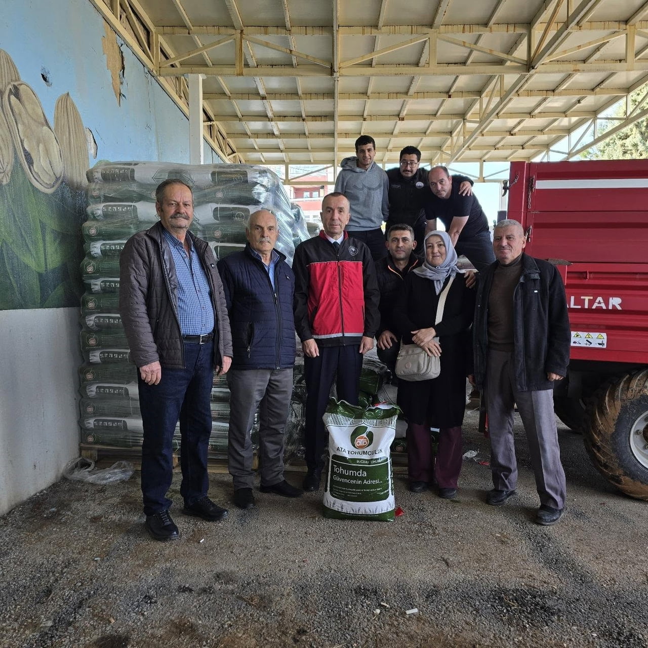 842 ÇİFTÇİYE 628 TON TOHUMLUK BUĞDAY DAĞITILACAK